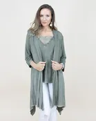 3/4 Sleeve Sharkbite Cardigan (S/M, L/XL) (Pack of 6)