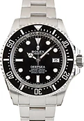 Used Rolex Sea-Dweller Black Dial Ref 136660 Oyster Bracelet