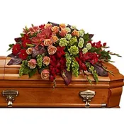 A Fond Farewell Casket Spray