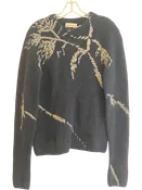 Men's Dries Van Noten Navy alpaca blend Sweater