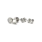Mother of Pearl Formal Set – Silver
