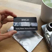 HWLF Daily Bible Verse WWJD x HWLF Bracelet - Light Camo