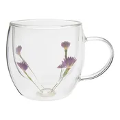 Botanica Dried Floral Double Walled Glass Mug