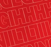 1/2″ Red Gothic Vinyl Letters/Numbers Set