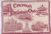 Cincinnati Throw Blanket-Red