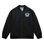Mitchell & Ness Oakland Raiders Lightweight Satin Bomber Vintage Logo