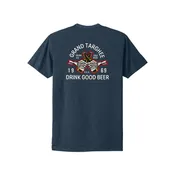 Drink Good Beer SS T Shirt - Midnight Navy