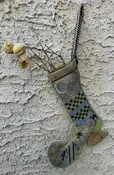 Witch’s Boot Stocking by Rebel Stitching Designs