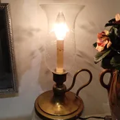 Brass Night Stick Lamp
