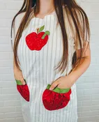 Apple/Strawberry Friend Apron (Downloadable Pattern)