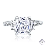 # 113 Radiant with Half Moon's 2.3ct