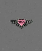 2016 Spring Thunder Beach Pin - Heart with Tribals