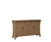 Lyndon 4 Door Hutch | The Wood Carte