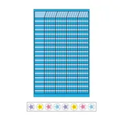 4 Piece Classroom Incentive Chart and Sticker Set - Small Blue