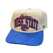 Boise State Broncos 47Brand Snapback Hat (Cream/Blue)
