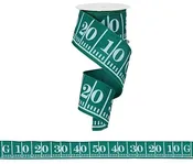 2.5" x 10 YD Wired Football Field - Green/White