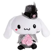 Cinnamoroll Halloween Black Rose Plush - 10"