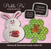 CD Shamrock & Bunny Candy Cuties Embroidery