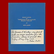 Adin Baber, Nancy Hanks of Undistinguished Families: Second Families, Signed