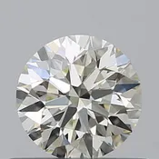 0.40 Carat Round Cut Natural Diamond VVS1 L