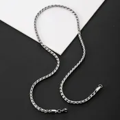 3mm Twisted Cuban Chain Necklace