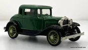 1930 Ford Model A Victoria, Green 1:43 White Metal Model Car by Brooklin Models