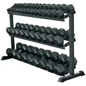 Dumbbell Rack 2 Tier or 3 Tier Heavy Duty York (Rack Only)