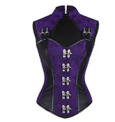 Women's Corset Vest Purple size 26 — Steel Bones