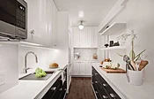Elegant Galley Kitchen — Bakes & Kropp