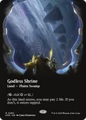 Magic: The Gathering Godless Shrine (Borderless) (280) Lightly Played Foil