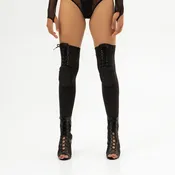 Adjustable Thigh High Knee pads – INFINITY – Black