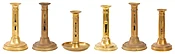 Antique Brass Napoleon Candlestick