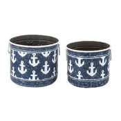 Embossed Anchor Planter