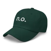 Lowercase n.o. Hat