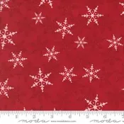 108" Winter Friends   Berry Red 108030 17    Moda Basics  #1
