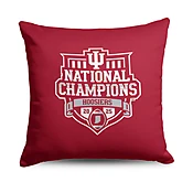 2025 NCAA Football Championship Indiana Hoosiers Manifest Throw Pillow 18×18 inches