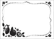 Embossing Folder Citrus Border