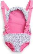 14" Bright Pink Floral Baby Doll Sling