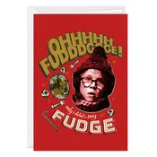 A Christmas Story™ Ohhhhh Fudddggge Custom Christmas Card
