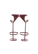 Adjustable Garter Belt – SHINE – Cherry Red