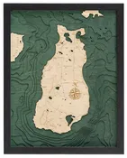 Beaver Island Michigan Wood Chart