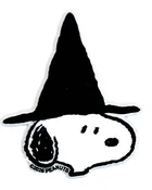3P4 x Peanuts® Halloween - Snoopy Witch Fridge Magnet