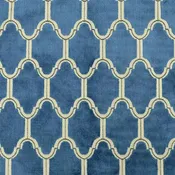 Alaya Fabric | Geometric Cut Velvet Fabric | Drapery & Curtain Fabric and Upholstery Fabric