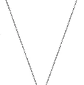 DIAMOND-CUT CABLE CHAIN, SILVER 1MM