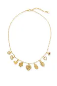 18K CZ Charm Necklace