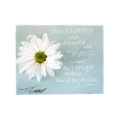 Rope Plaque with Bible Verse/Quote - 11"x14" Wall Art
