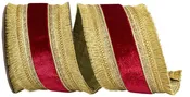 4" Scarlet Velvet Regal Trimming Fringe Deluxe