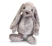 Burton & Burton - Plush Gray Floppy Ear Bunny - 9735393