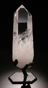 10" Quartz Point in Stand