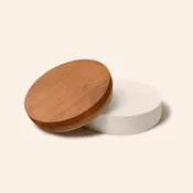 12oz Dark Maple Wood Lid
